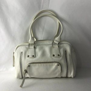 Longchamp White Shoulder Bag